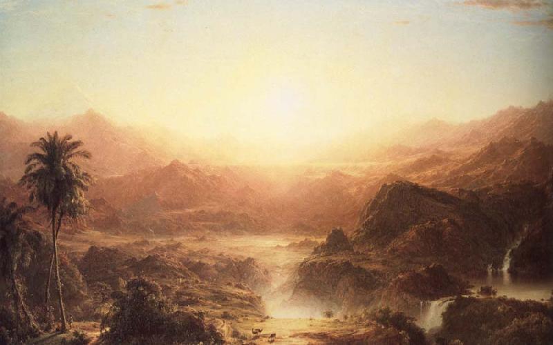 Frederic Edwin Church The andes of Ecuador Sweden oil painting art